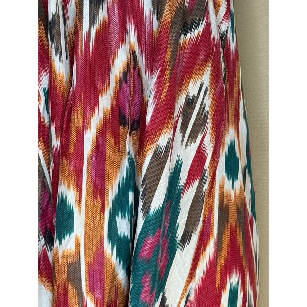Anthropologie Saturday Sunday Recoleta Ikat Silk Dress XS - Picture 6 of 8